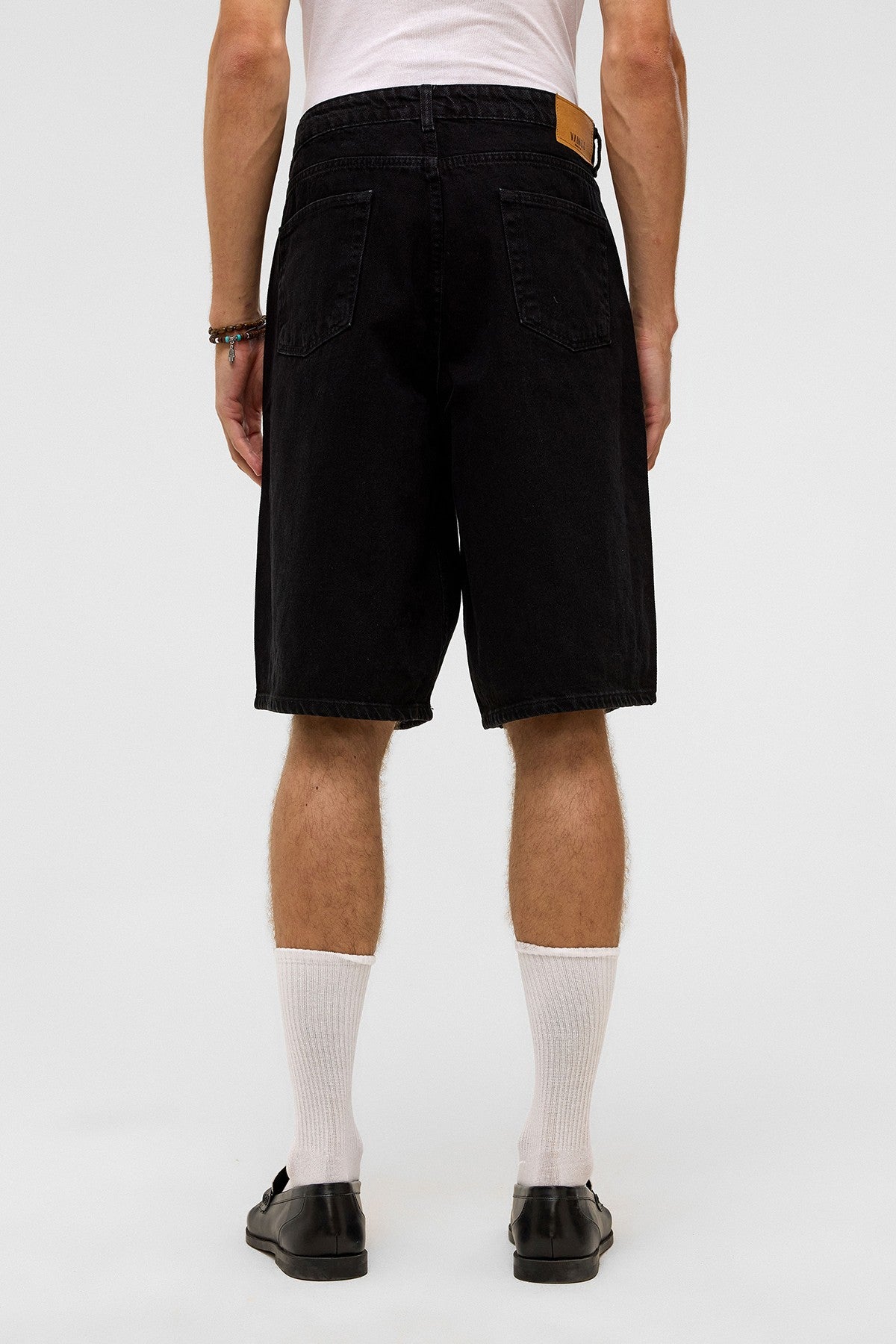Oversized Denim Bermuda Shorts 40-285