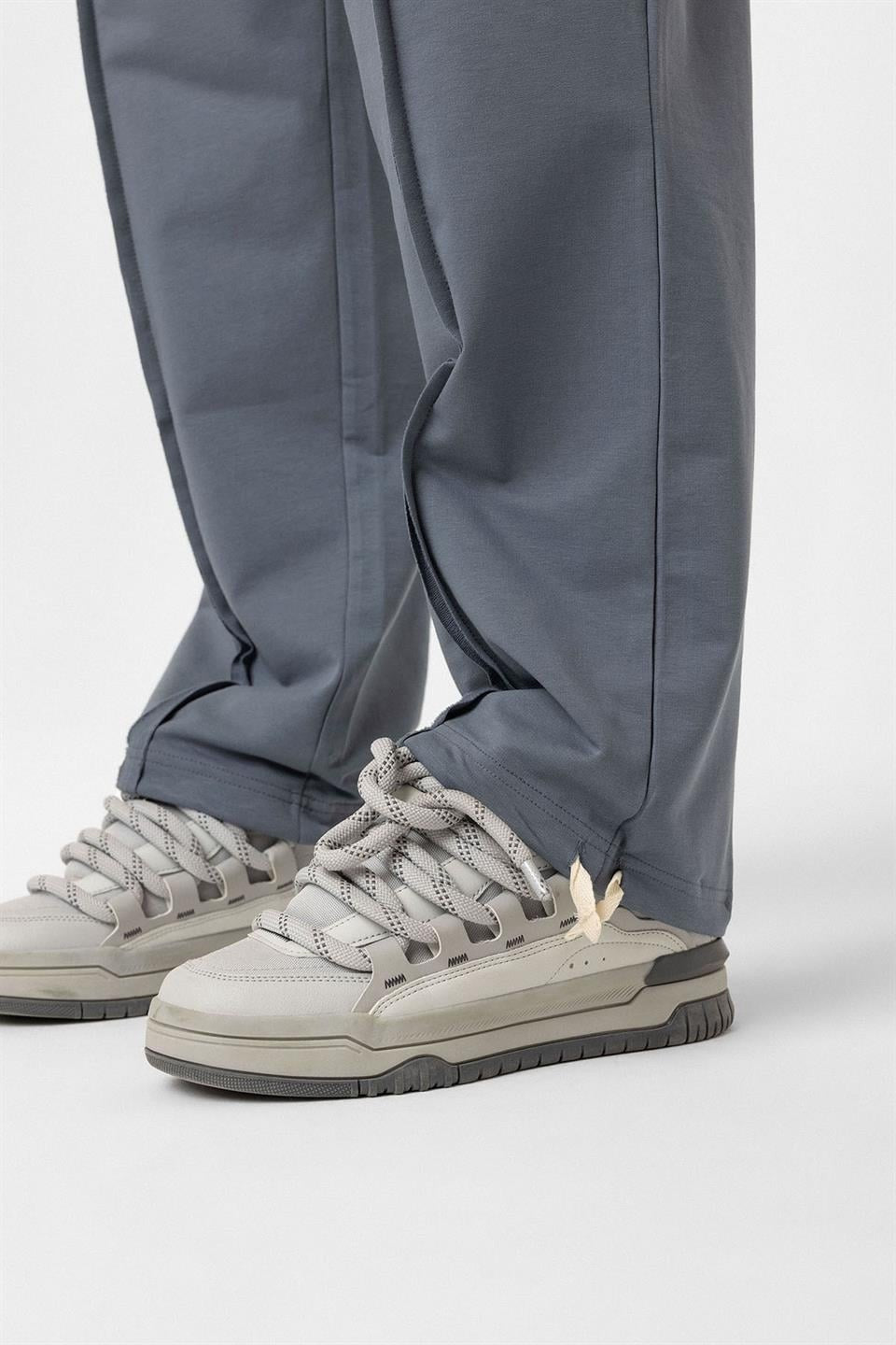 Printed Sweatpants with Cuffed Legs