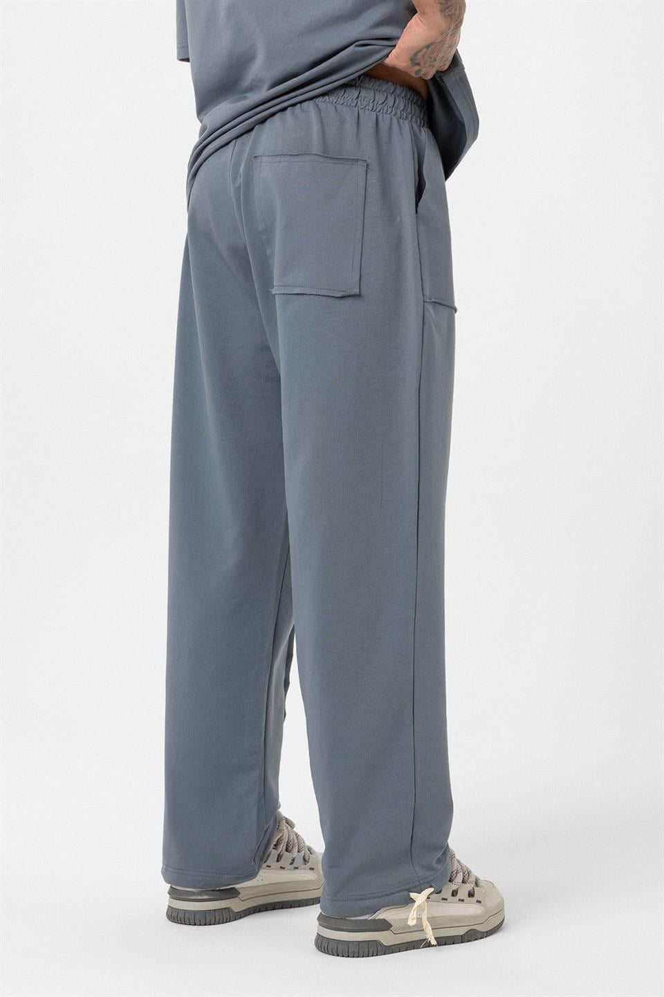 Printed Sweatpants with Cuffed Legs