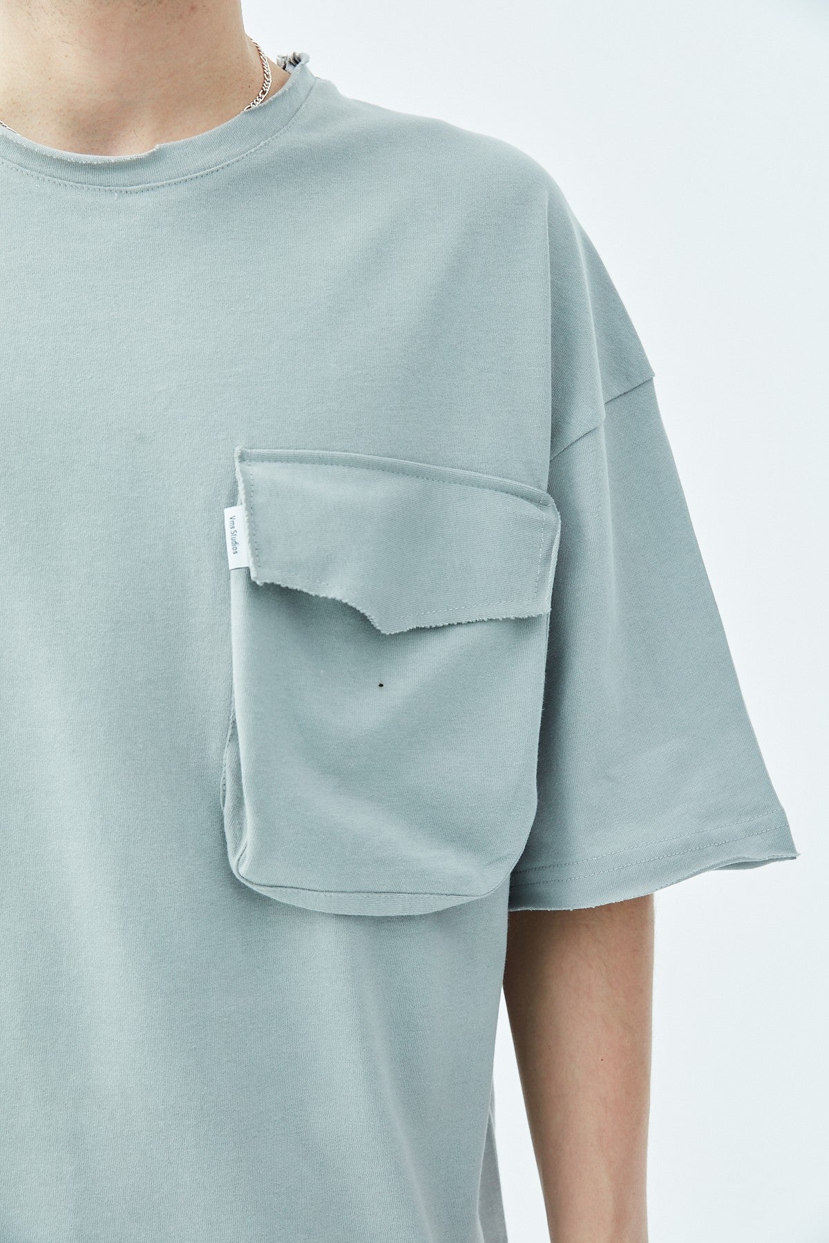 Oversized T-Shirt with Pocket Detail