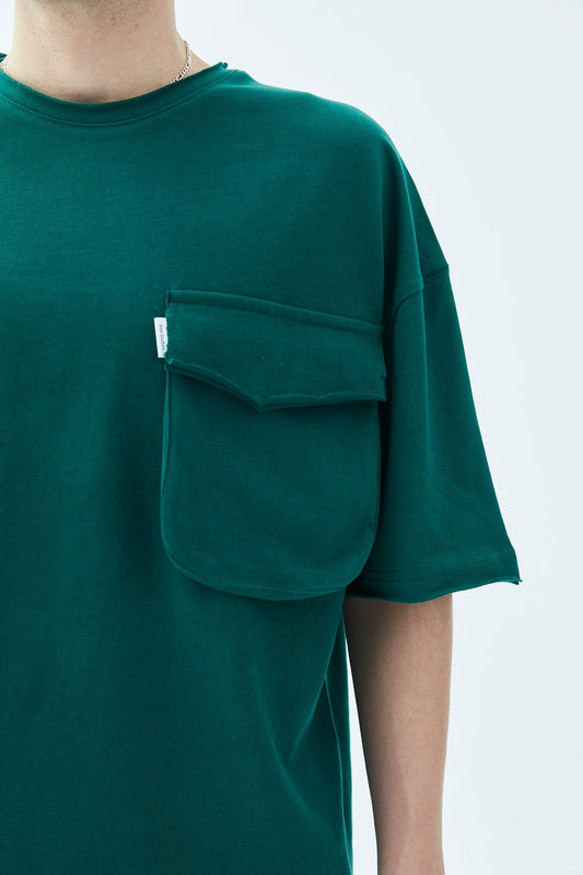 Oversized T-Shirt with Pocket Detail