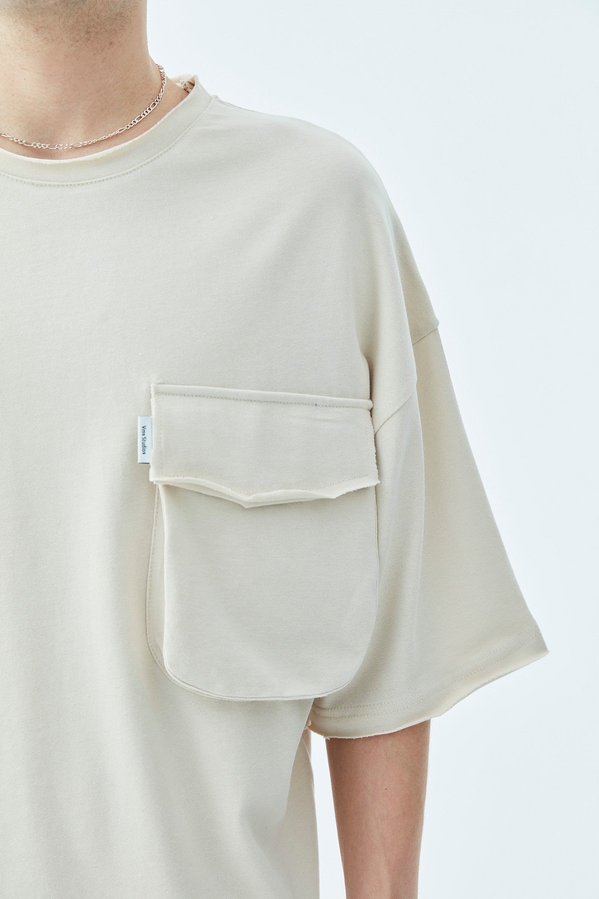 Oversized T-Shirt with Pocket Detail