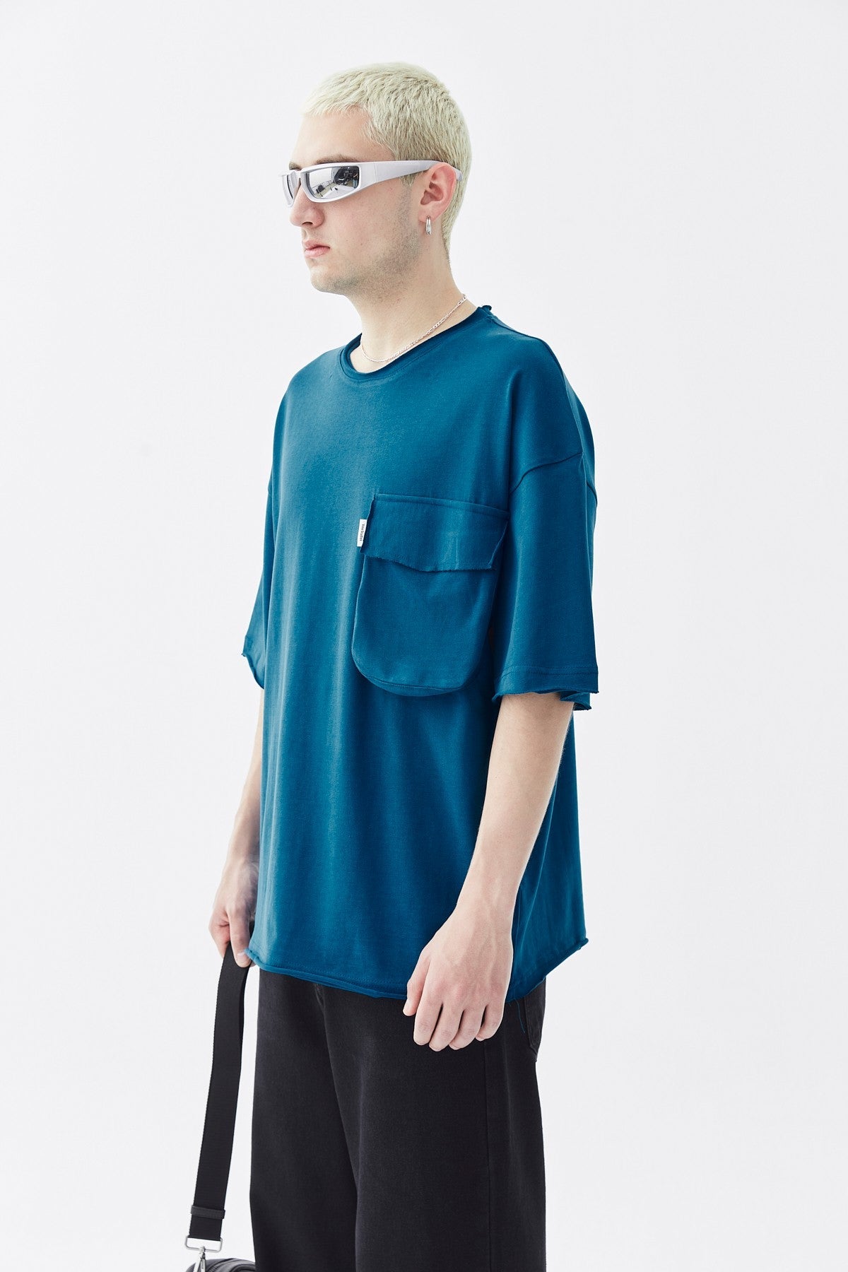 Oversized T-Shirt with Pocket Detail