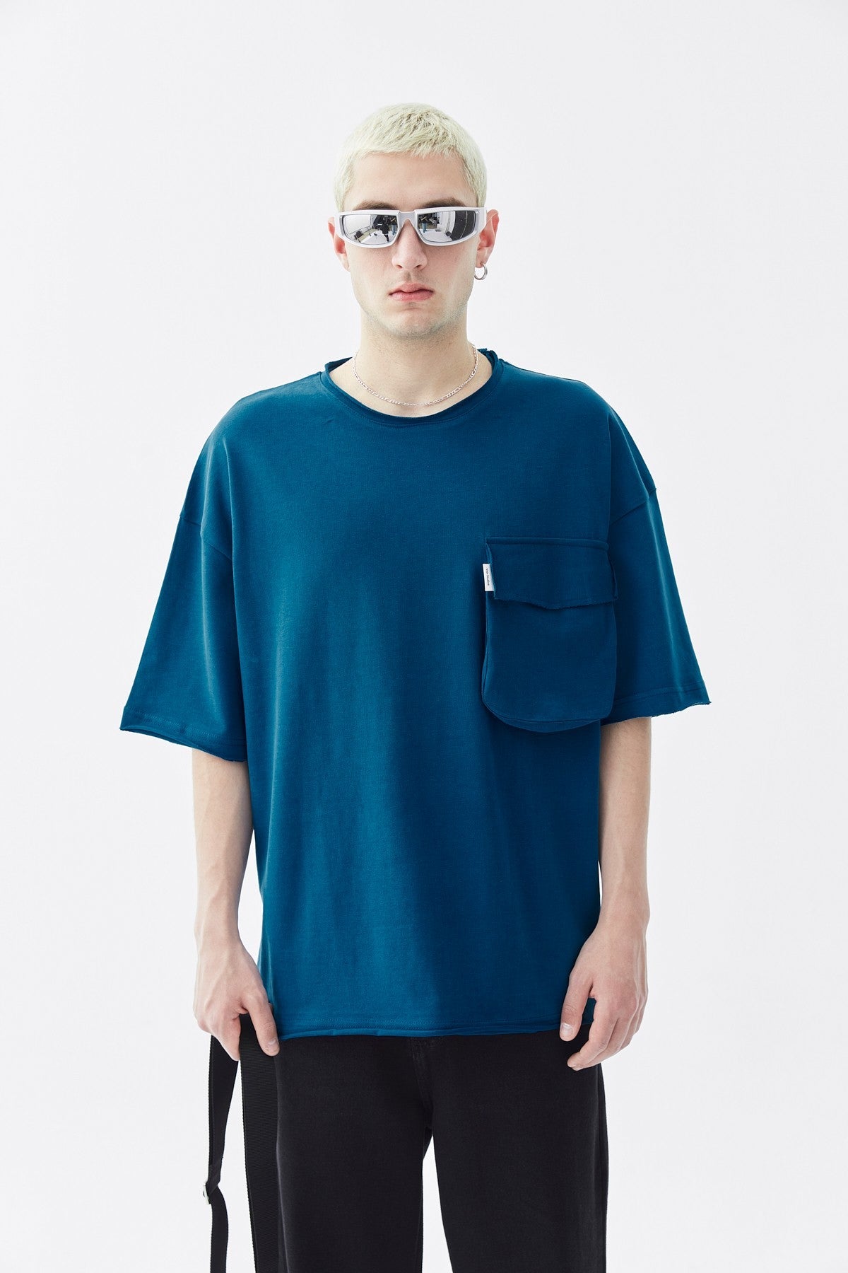 Oversized T-Shirt with Pocket Detail