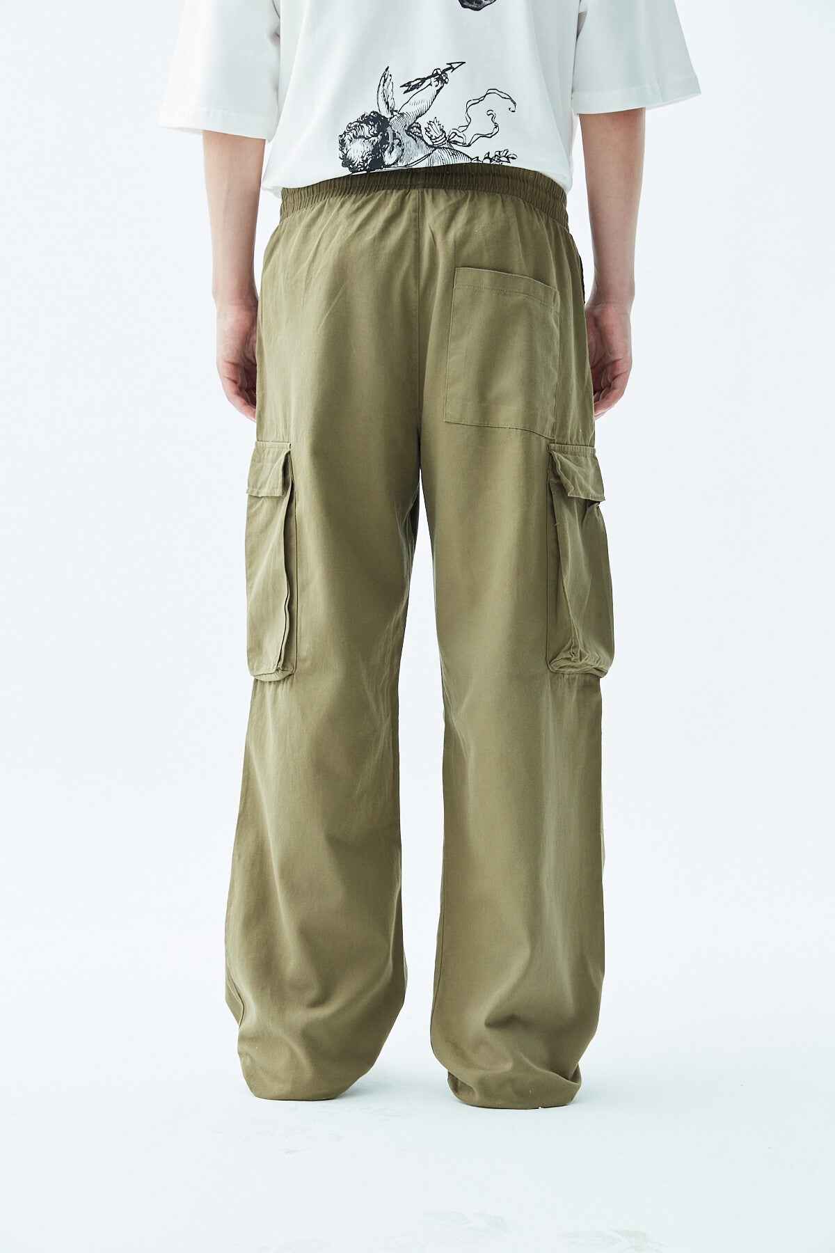 Oversized Cargo Pants - Stone