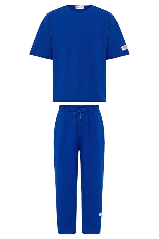 Label: Detailed Oversized Sweatsuit Set