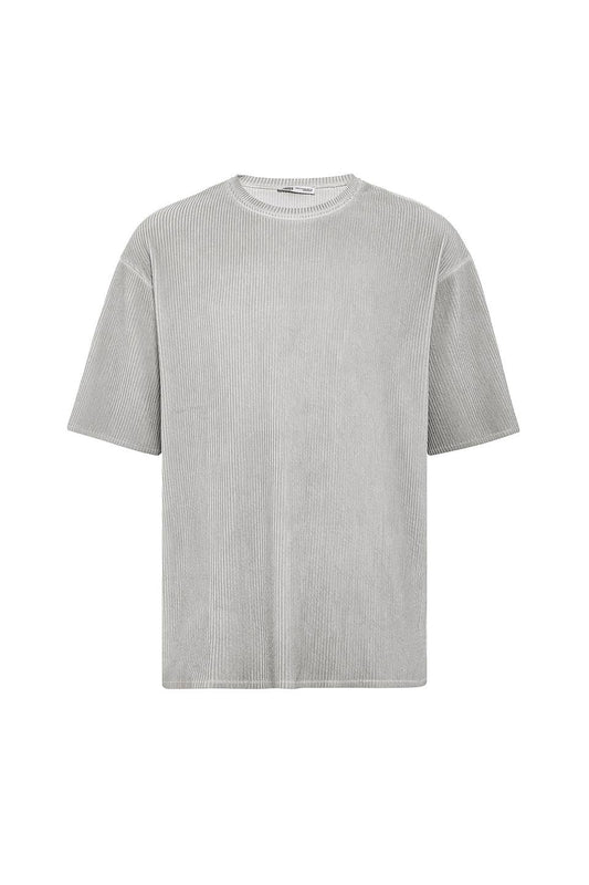 Machine-Washable Ottoman Basic Oversized T-Shirt