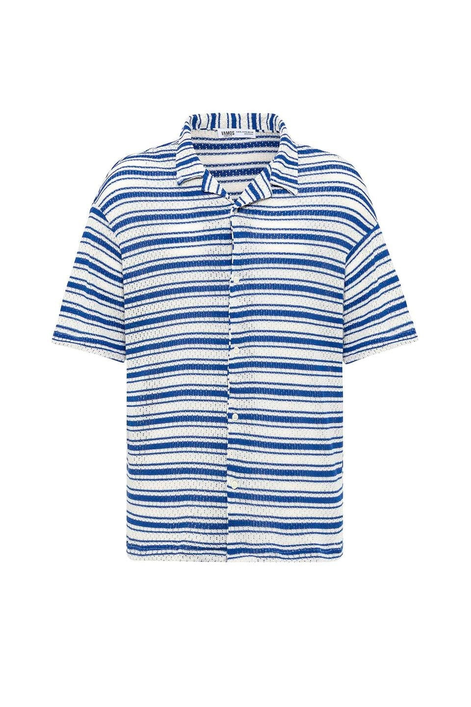 Oversized Striped Knit T-Shirt
