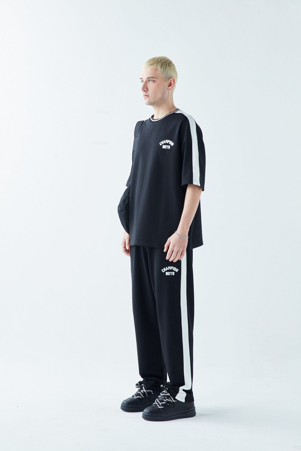 Champion Boys Printed Oversized Sweatsuit Set