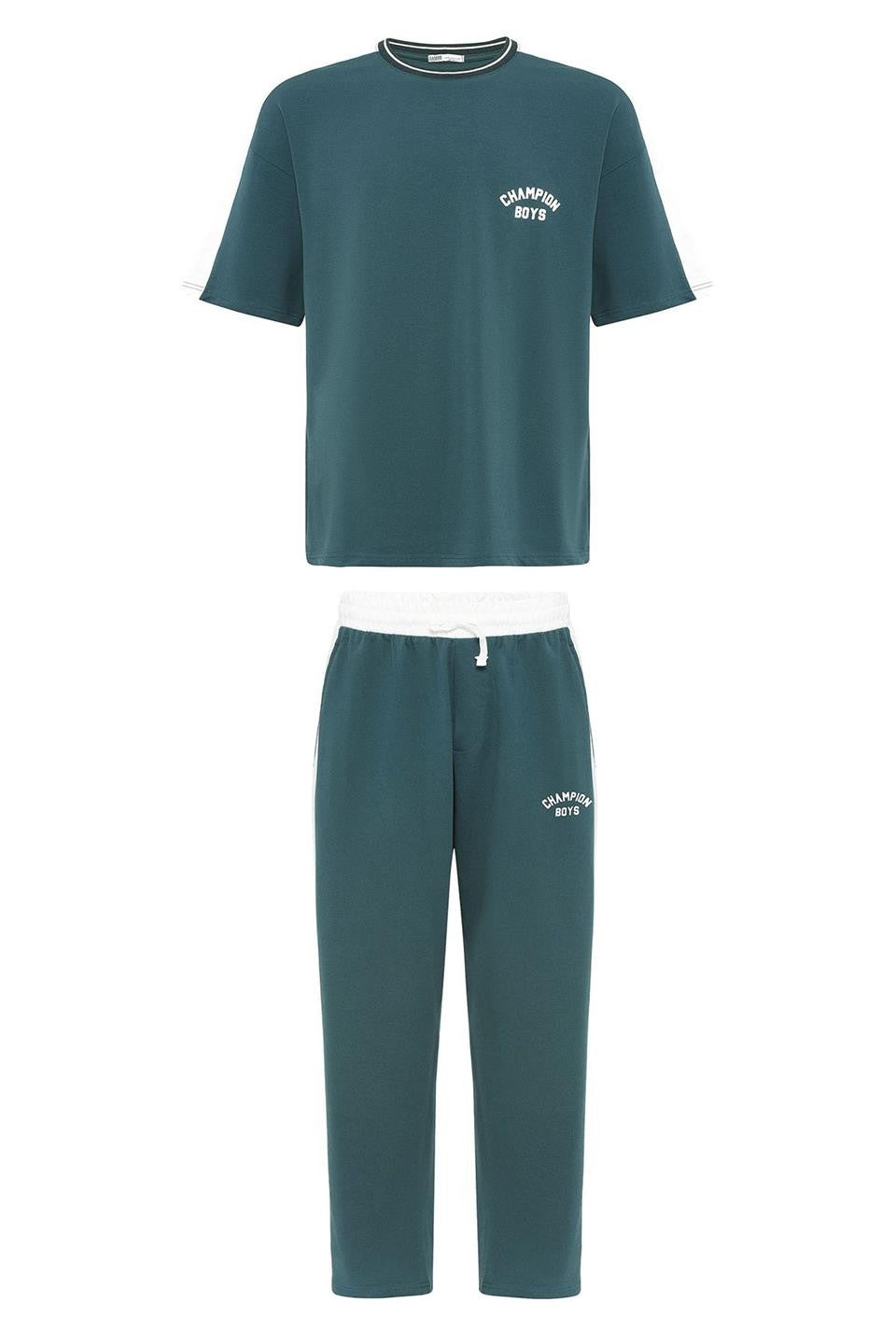 Champion Boys Printed Oversized Sweatsuit Set