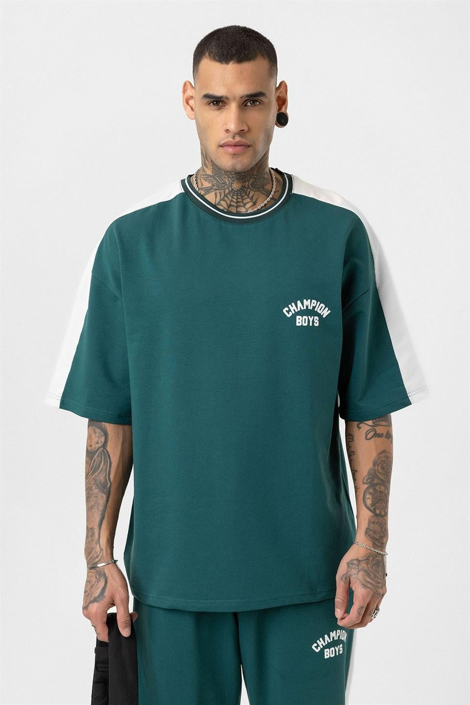 Champion Boys Printed Oversized Sweatsuit Set