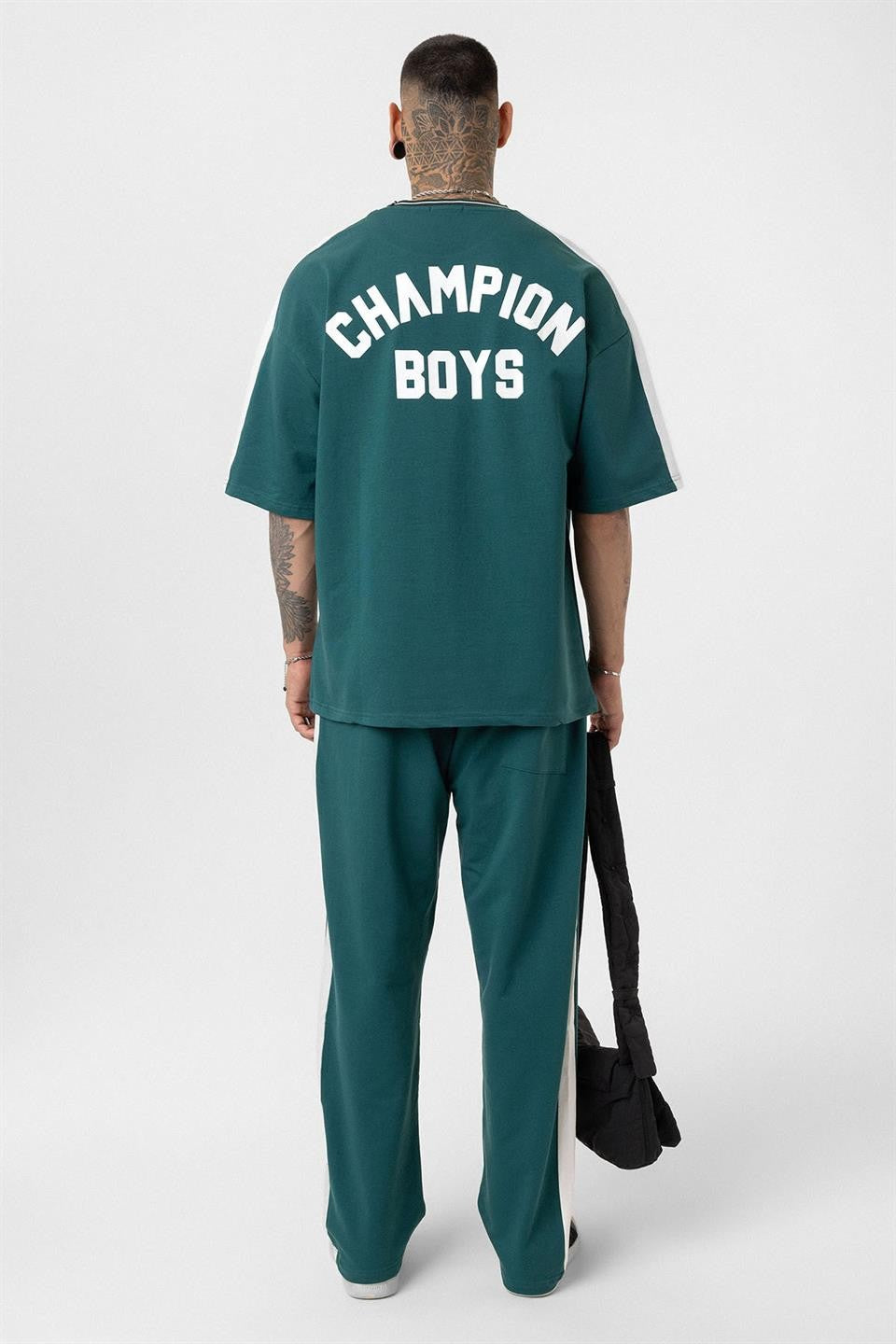 Champion Boys Printed Oversized Sweatsuit Set