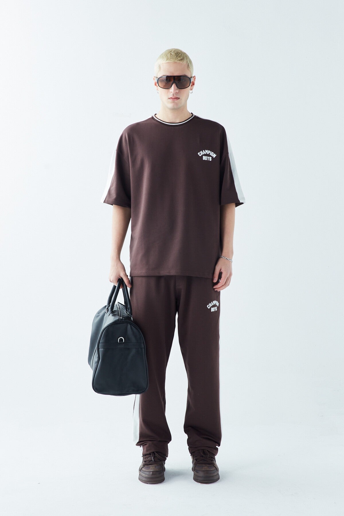 Champion Boys Printed Oversized Sweatsuit Set