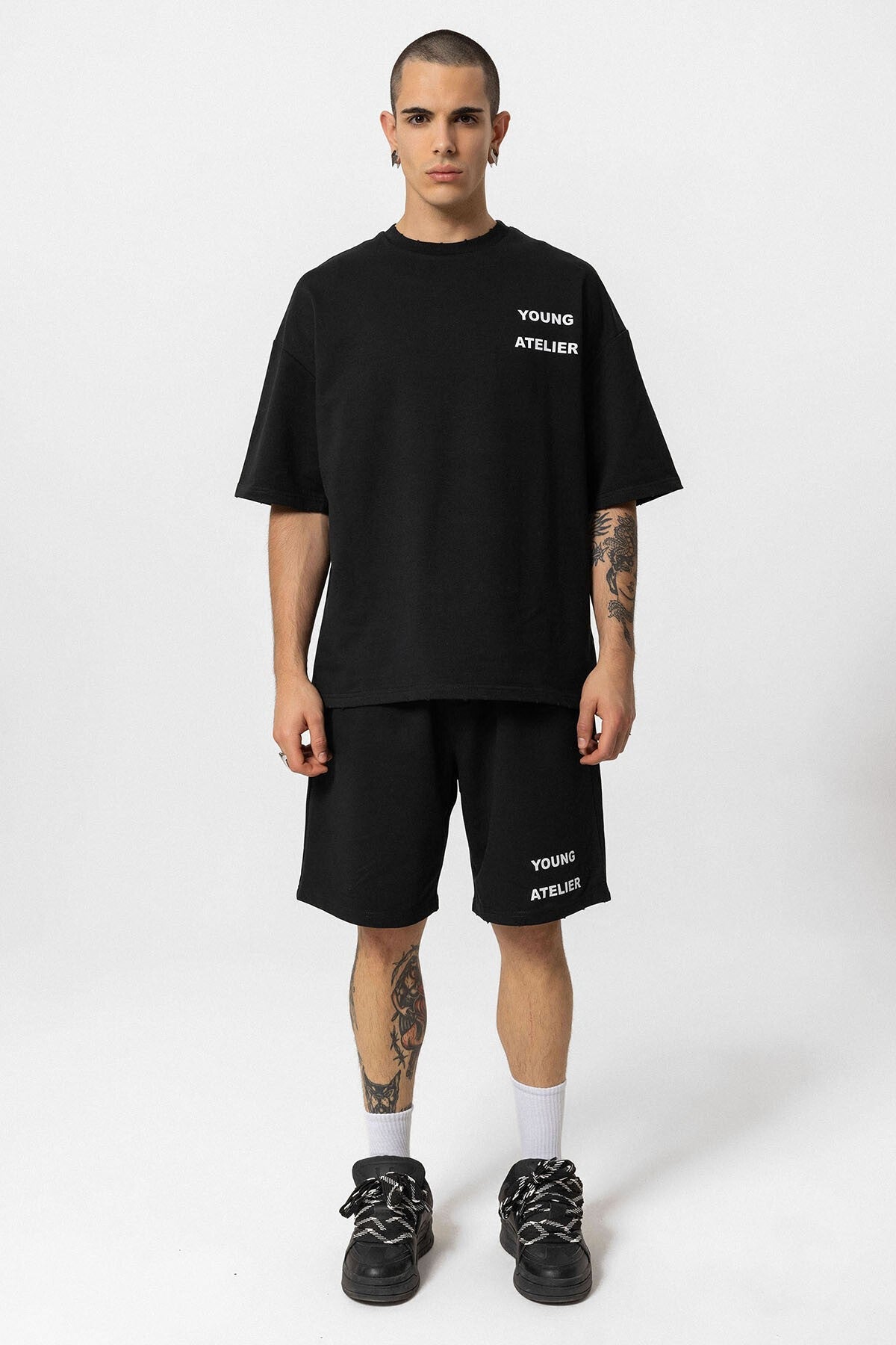 Young Atelier Printed Shorts Set