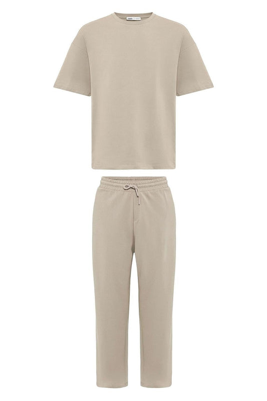 Basic Oversized Sweatsuit Set