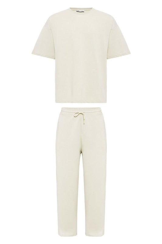 Basic Oversized Sweatsuit Set