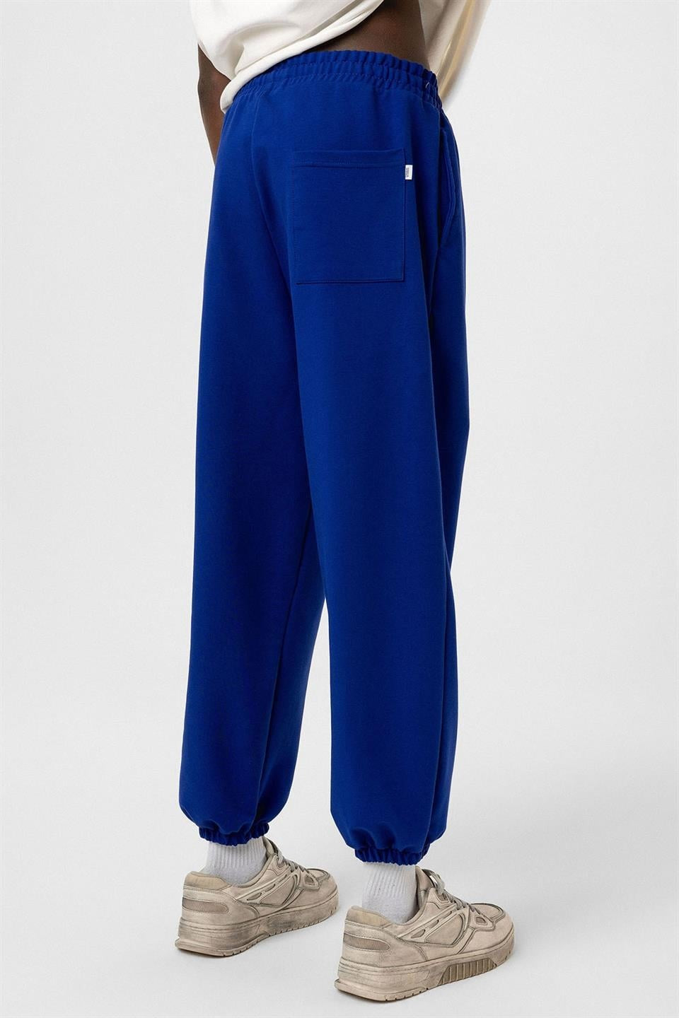 Basic Oversized Sweatpants with Elastic Cuffs