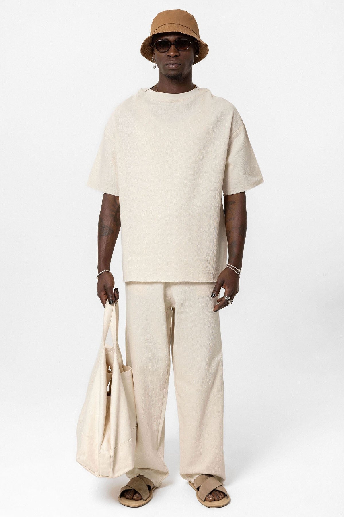 Basic Oversized Linen Set
