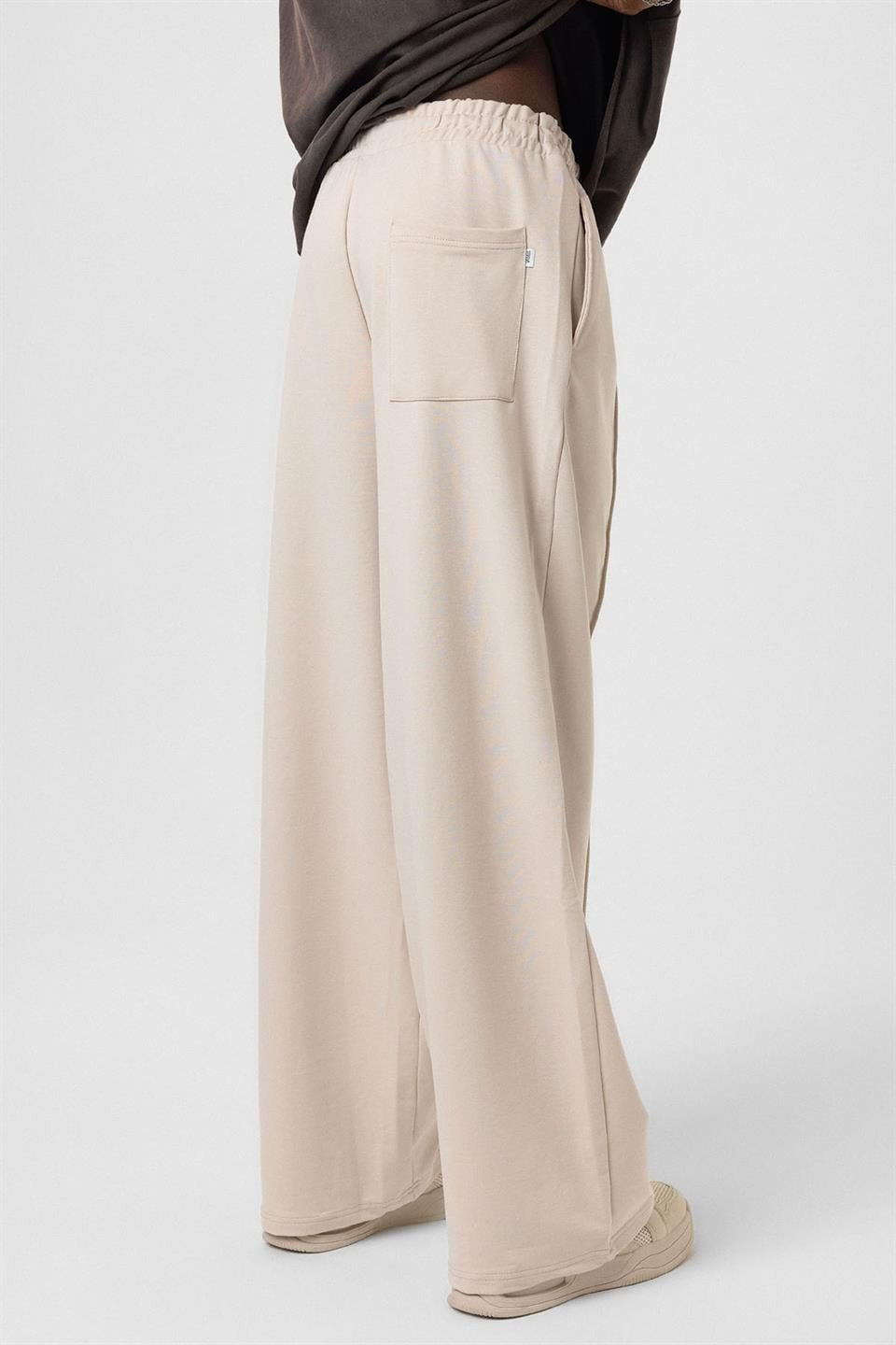 Oversized Sweatpants with Stitching Details
