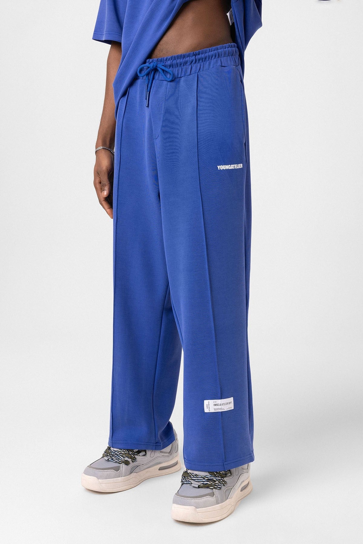 Label: Detailed Oversized Modal Fabric Sweatsuit Set