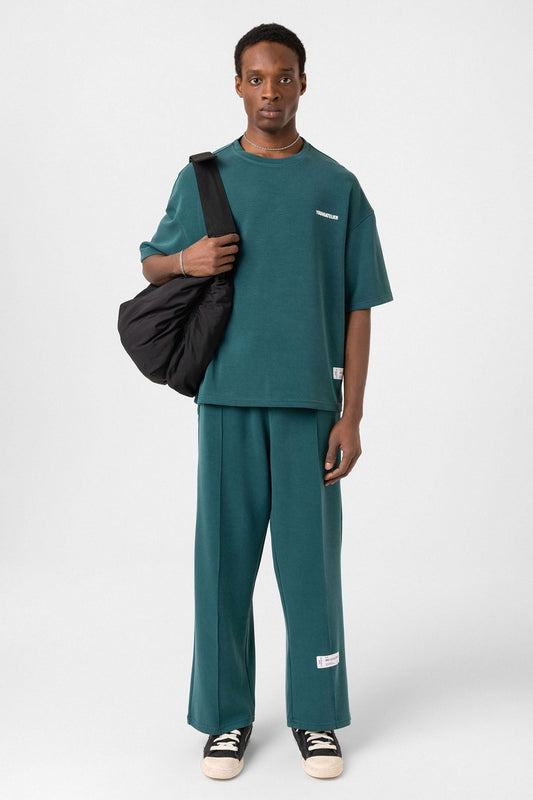 Label: Detailed Oversized Modal Fabric Sweatsuit Set