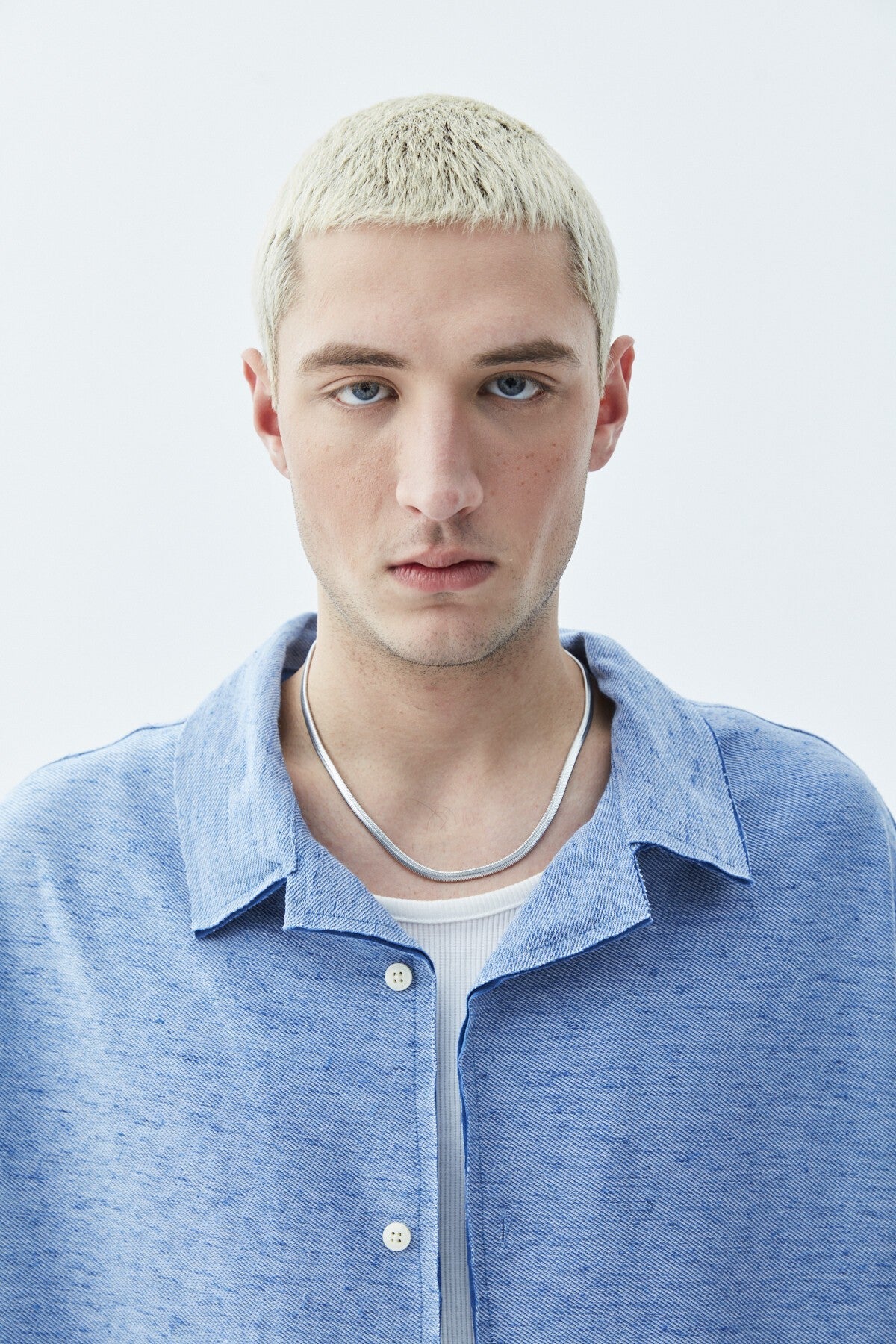 Oversized Knitted Linen Shirt