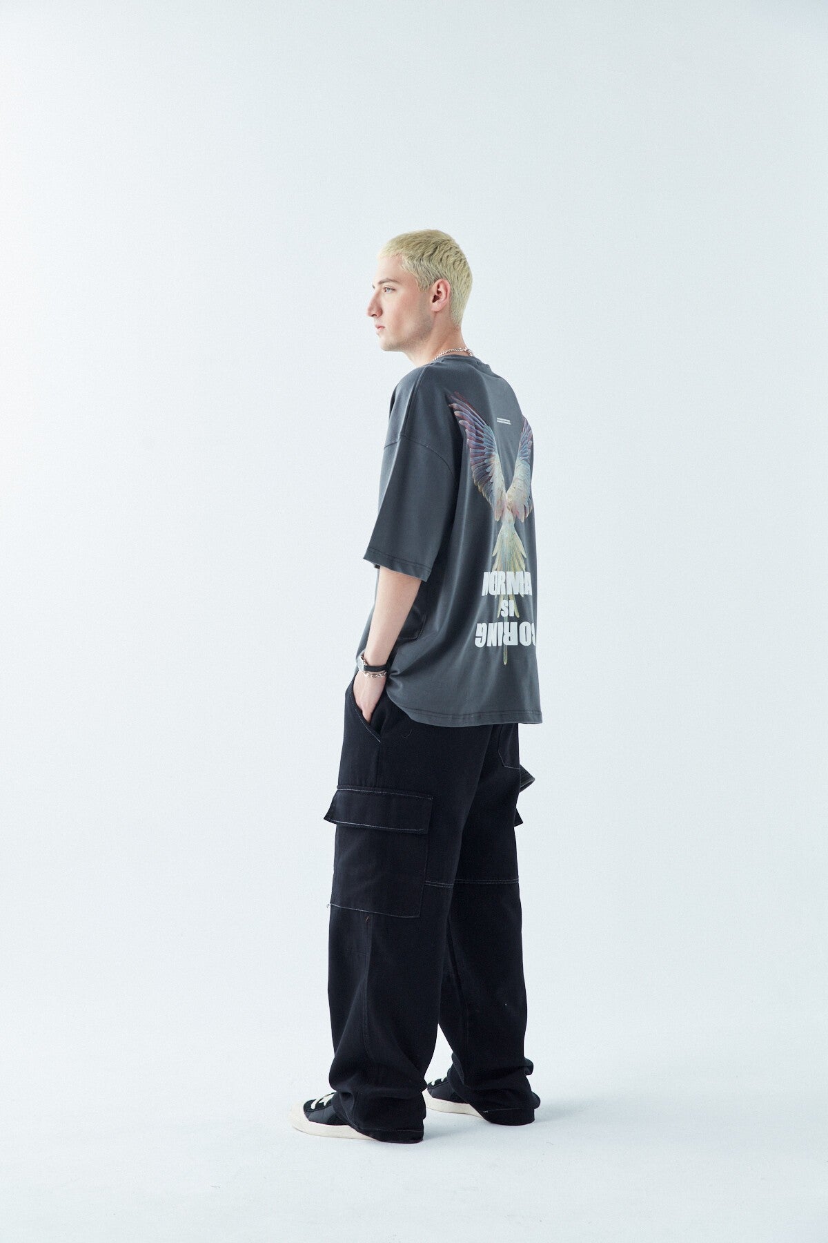 Oversized T-Shirt with Back Print