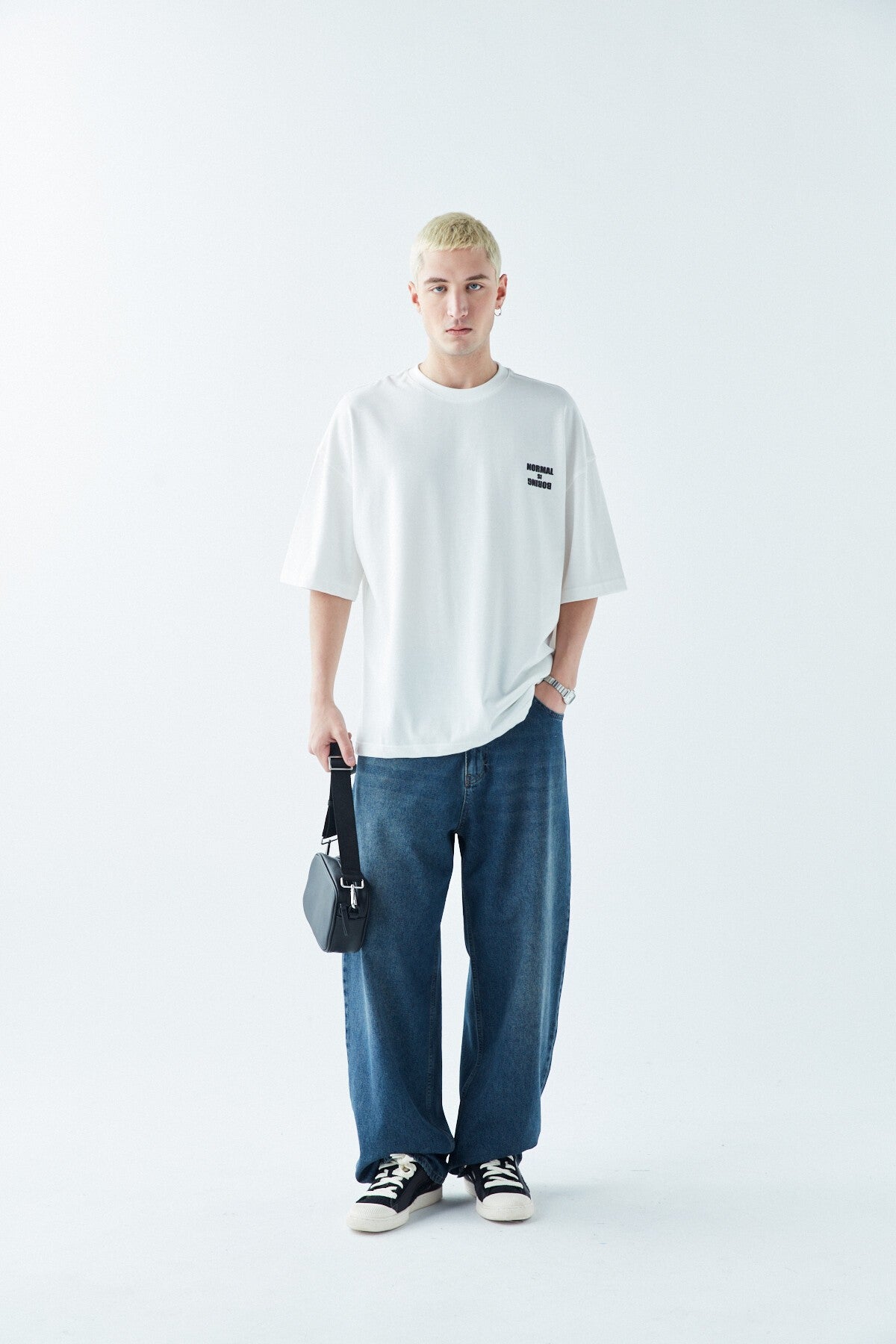 Oversized T-Shirt with Back Print