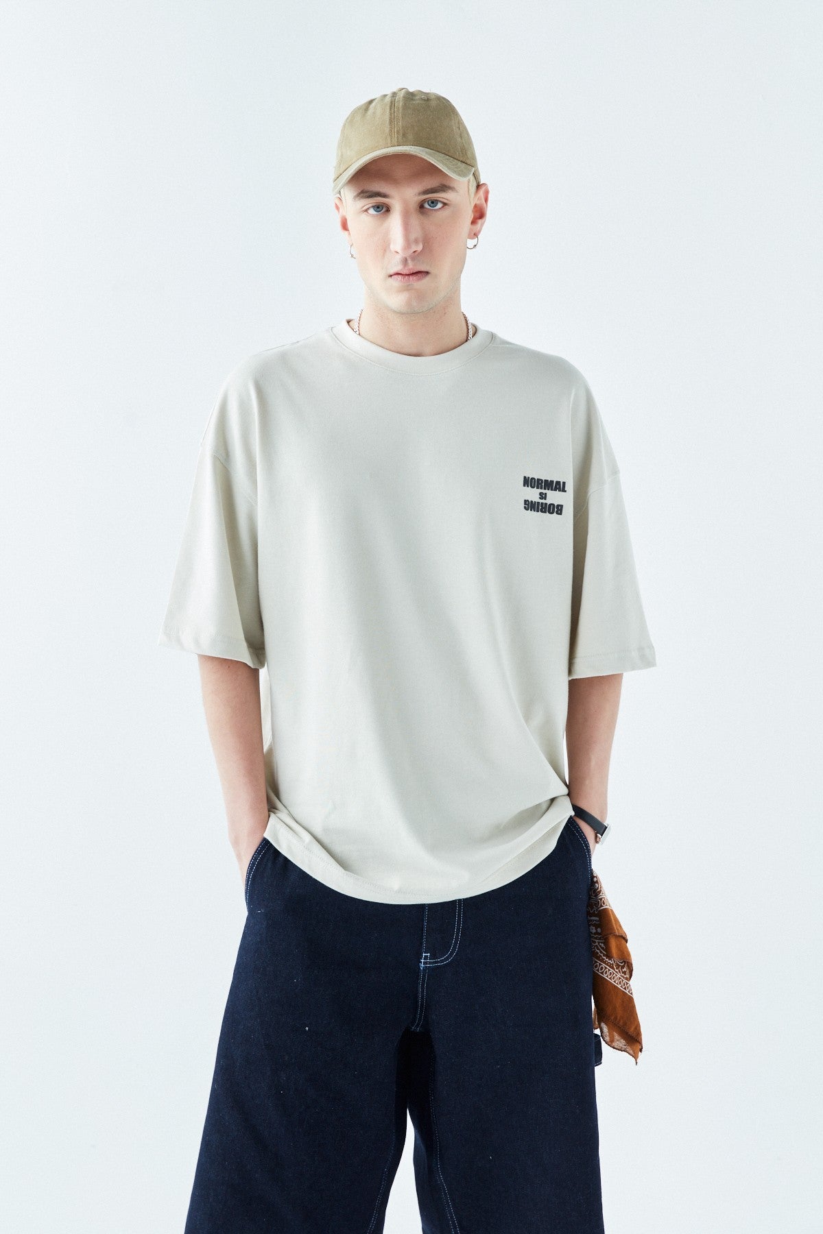 Oversized T-Shirt with Back Print