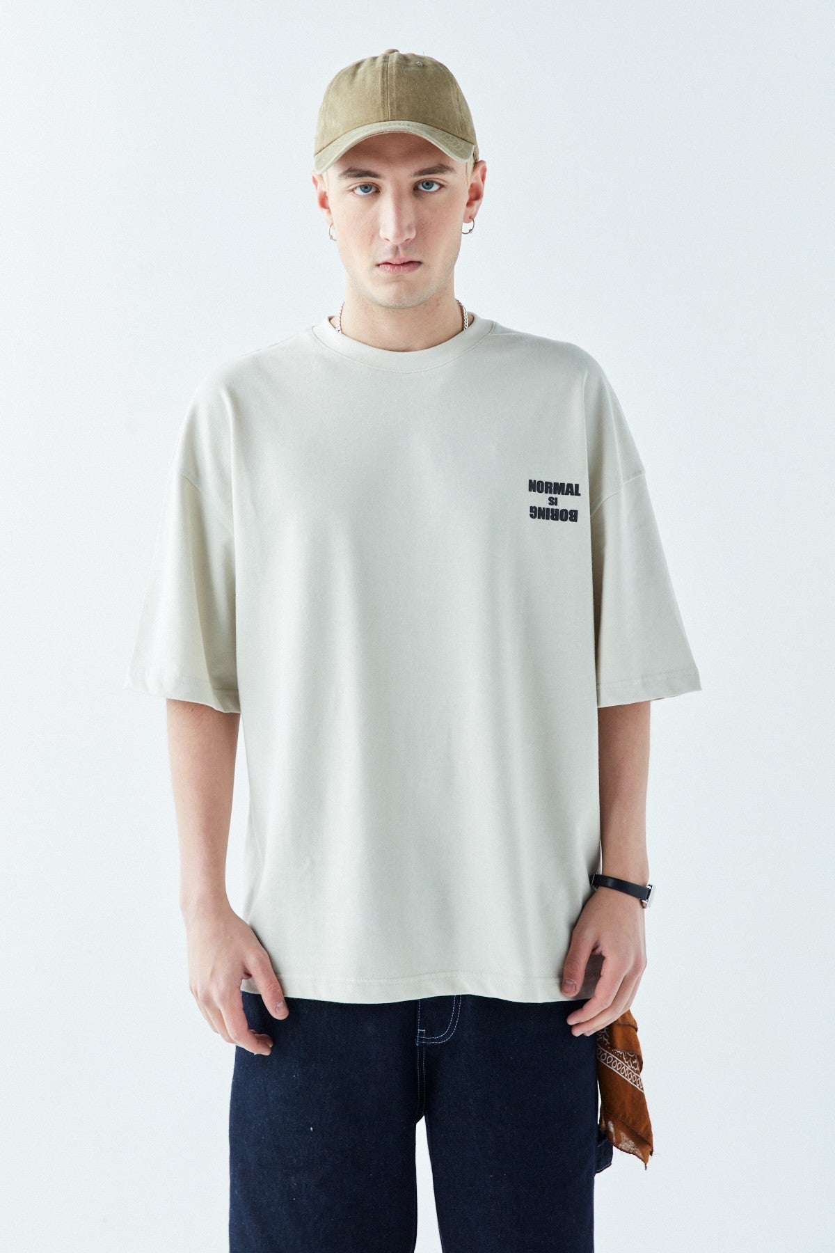 Oversized T-Shirt with Back Print