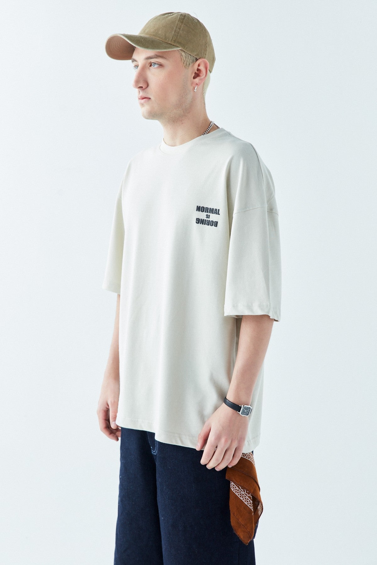 Oversized T-Shirt with Back Print