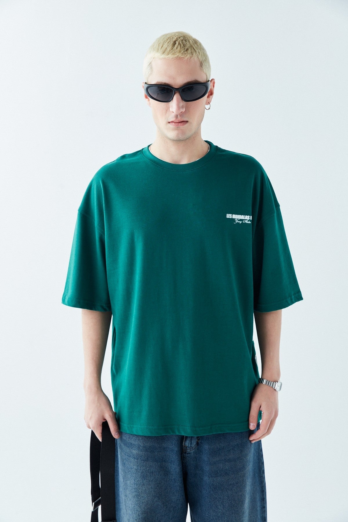 Les Mandalas Back-Printed Oversized T-Shirt