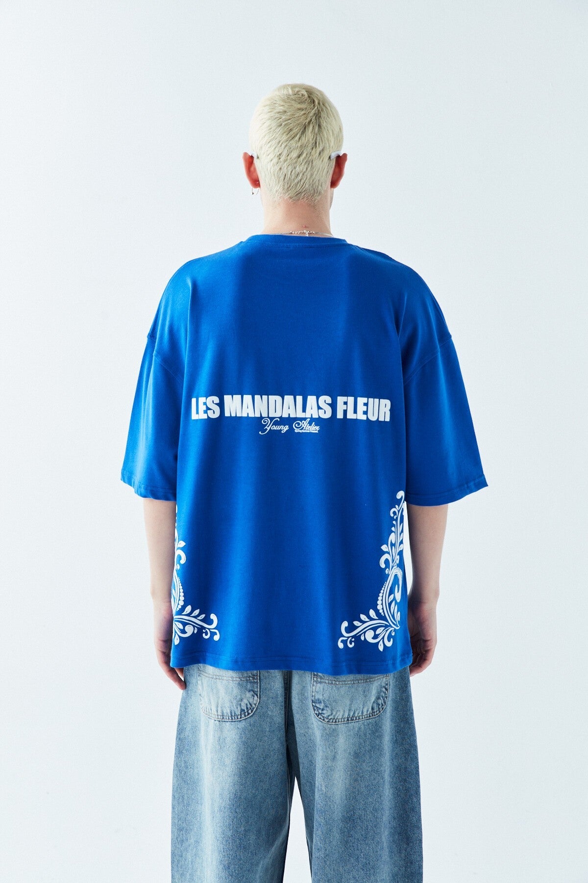 Les Mandalas Back-Printed Oversized T-Shirt