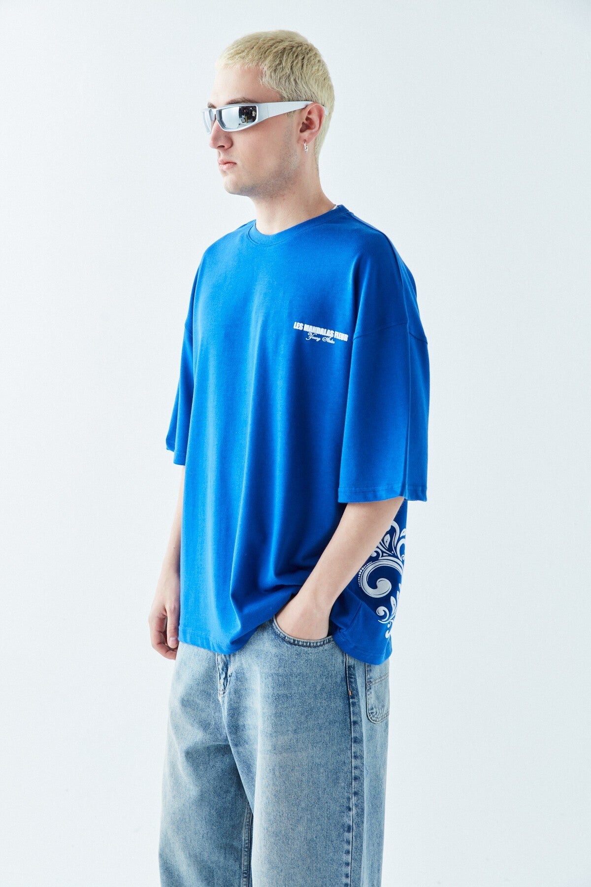 Les Mandalas Back-Printed Oversized T-Shirt