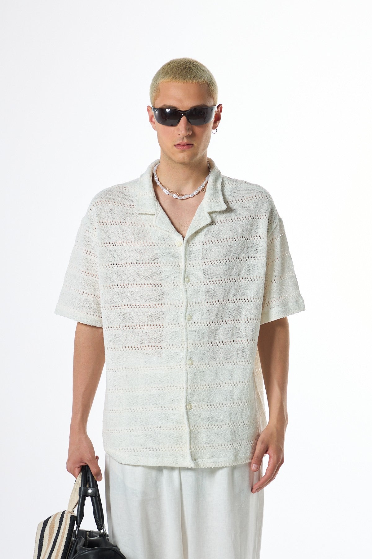 Oversized Knit T-Shirt
