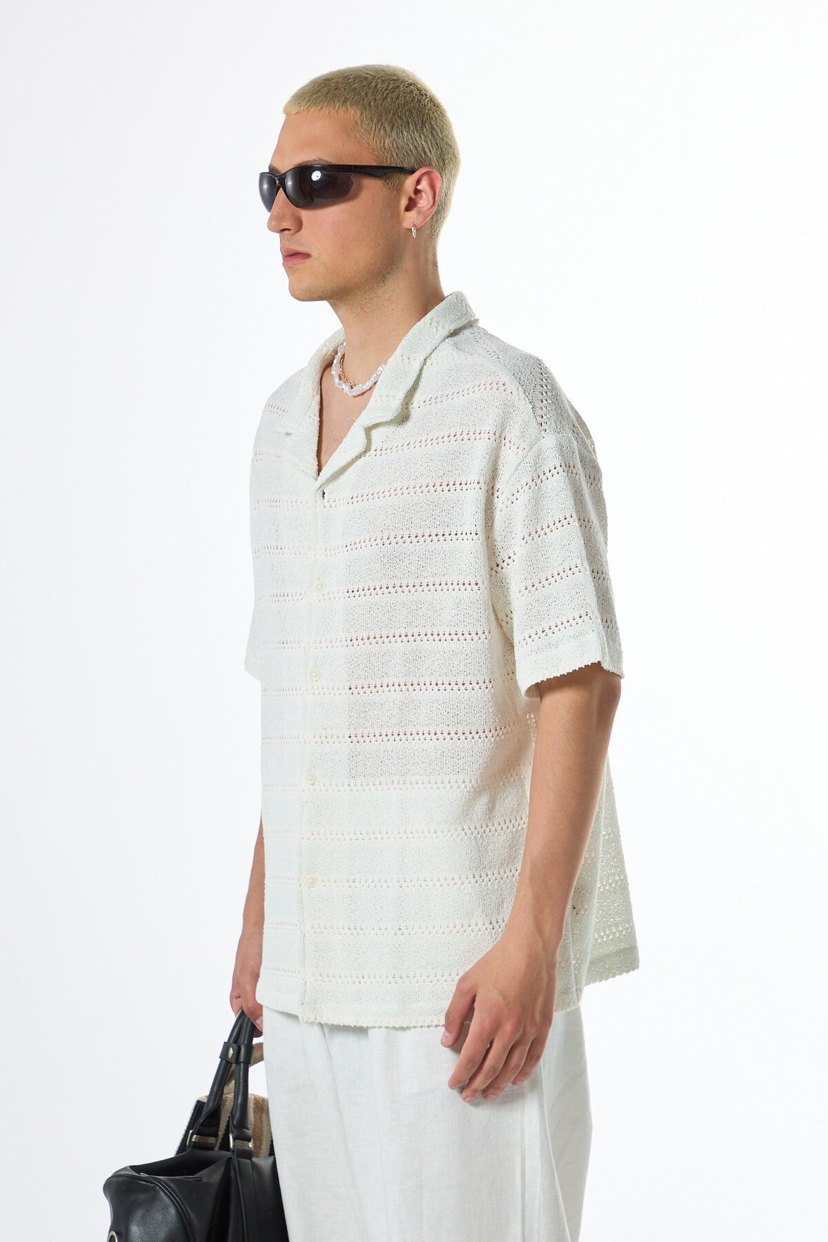 Oversized Knit T-Shirt