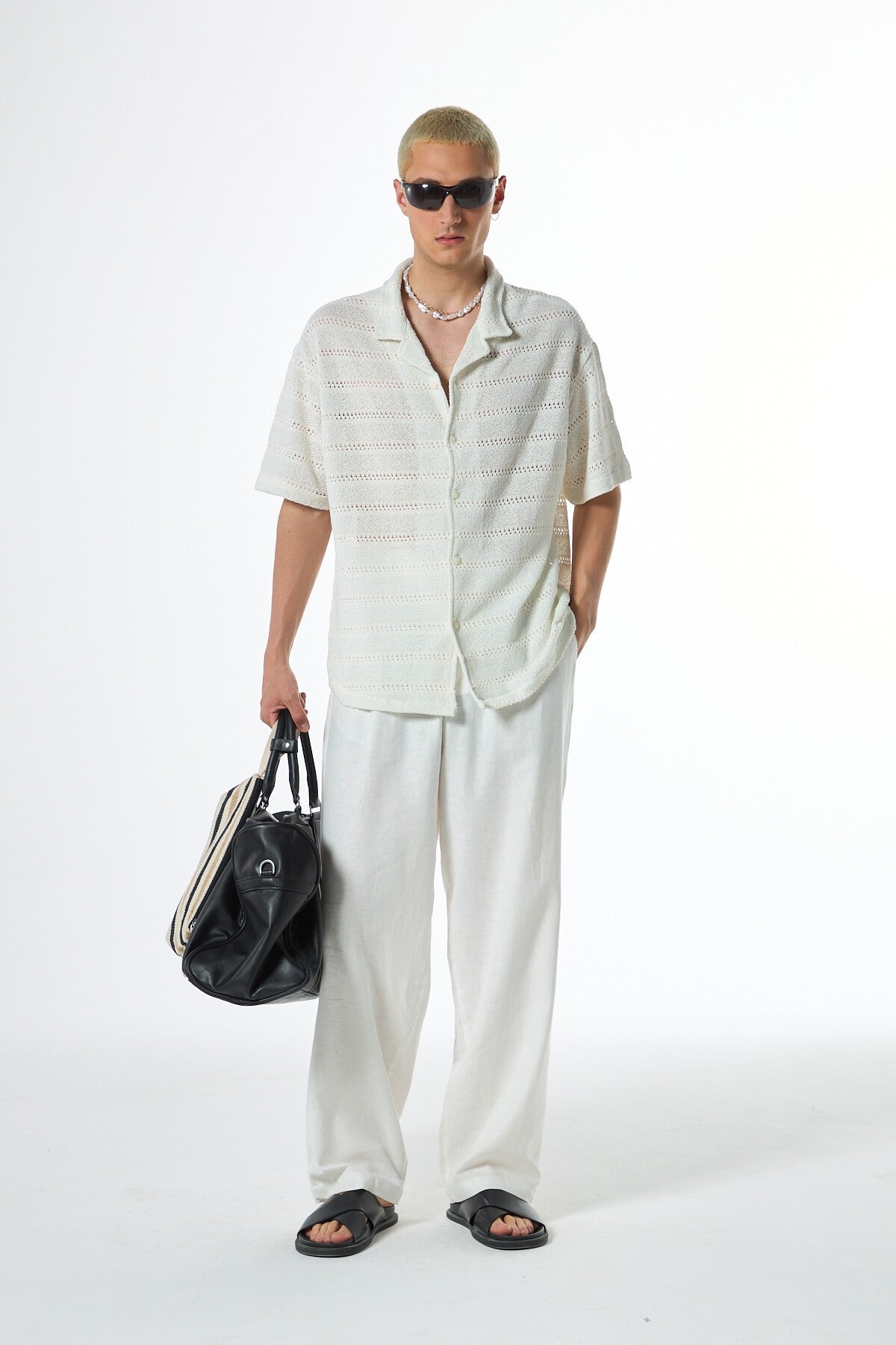 Oversized Knit T-Shirt
