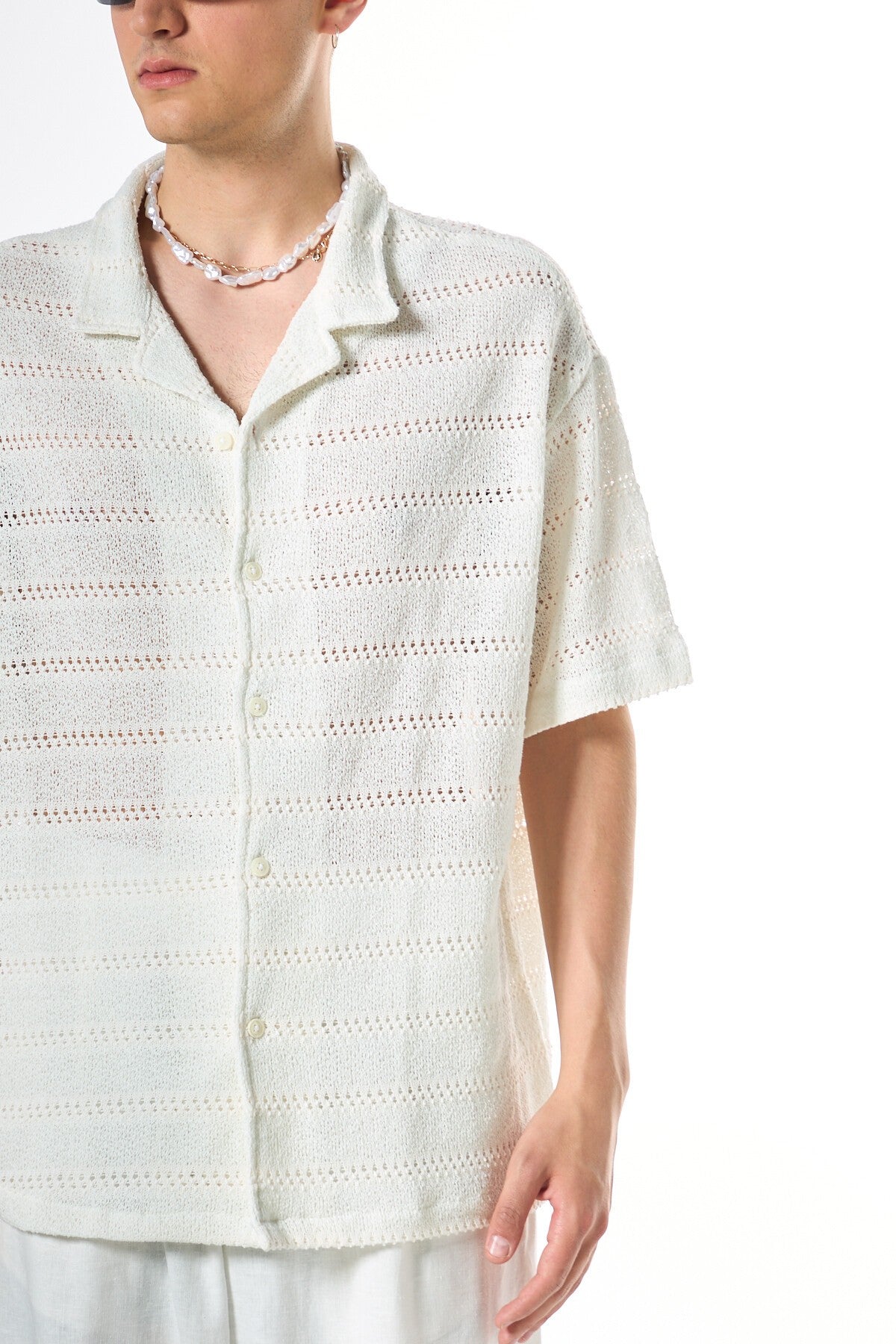 Oversized Knit T-Shirt