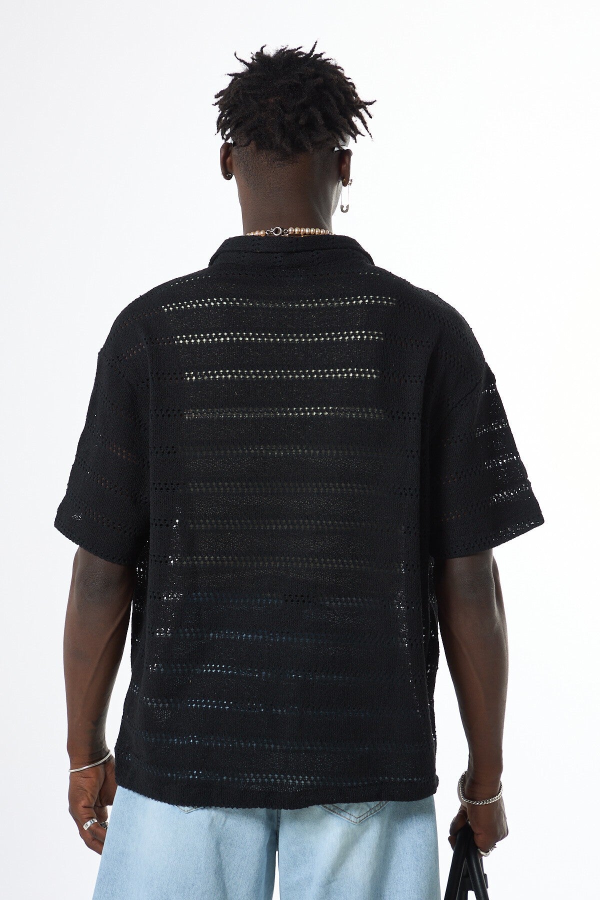 Oversized Knit T-Shirt