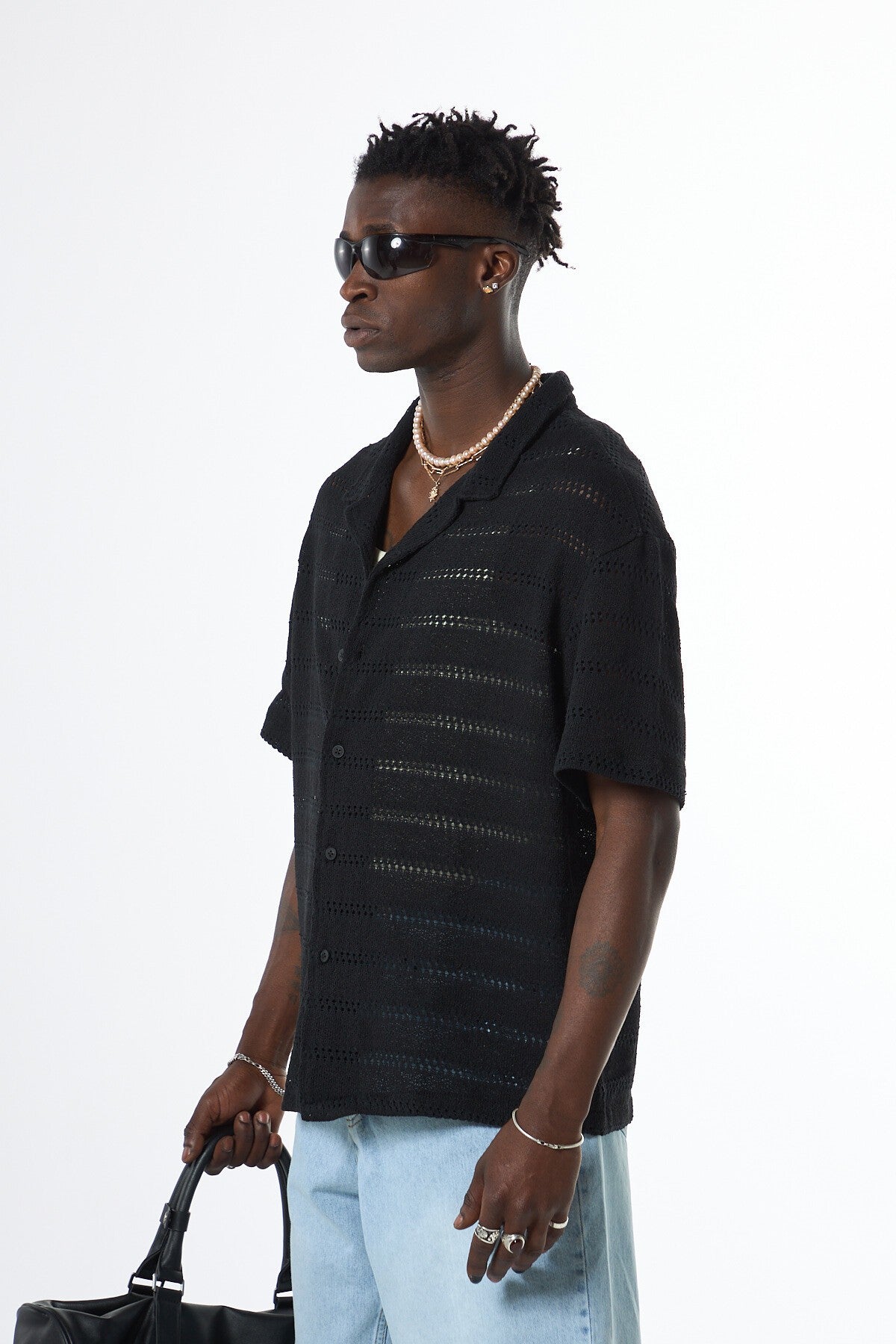 Oversized Knit T-Shirt