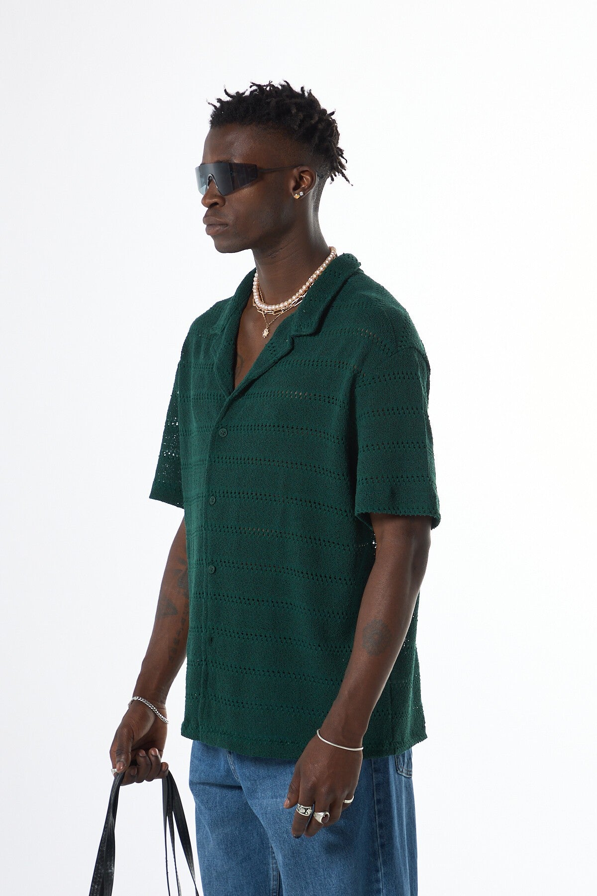 Oversized Knit T-Shirt