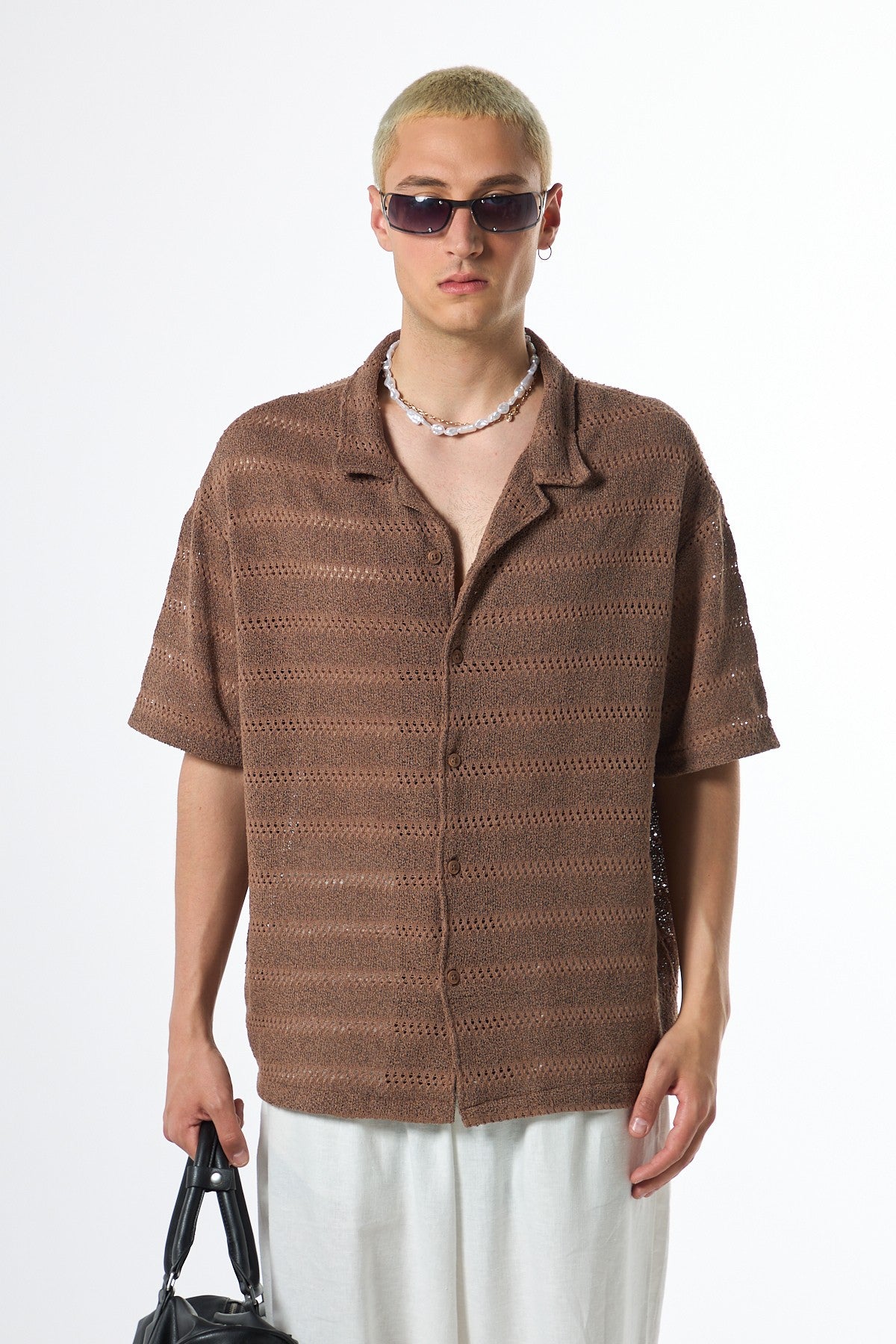 Oversized Knit T-Shirt