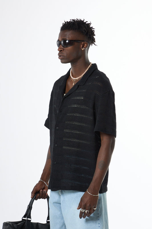 Oversized Knit T-Shirt
