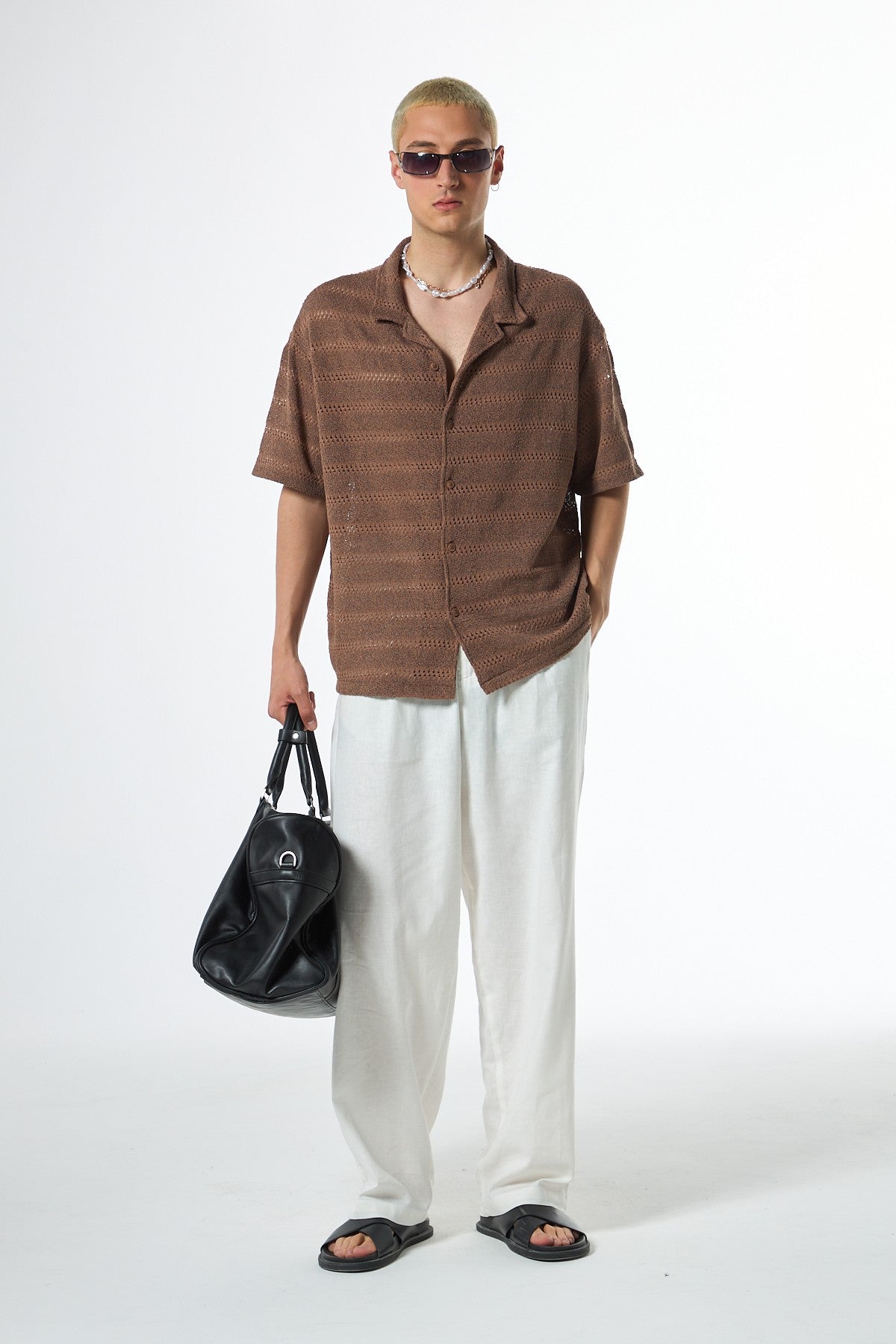 Oversized Knit T-Shirt