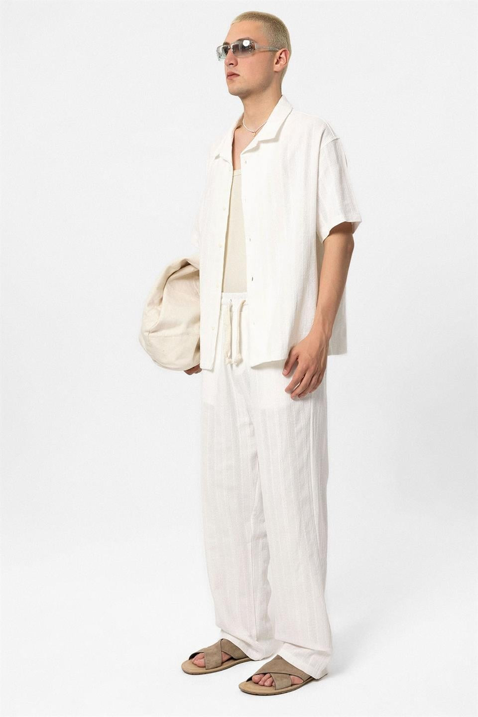 Basic Top and Bottom Shirt Set