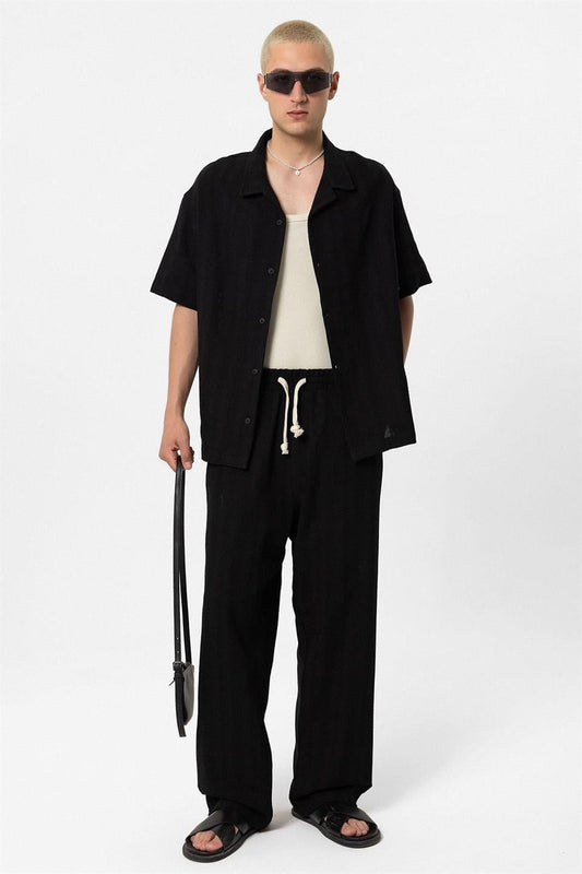 Basic Top and Bottom Shirt Set
