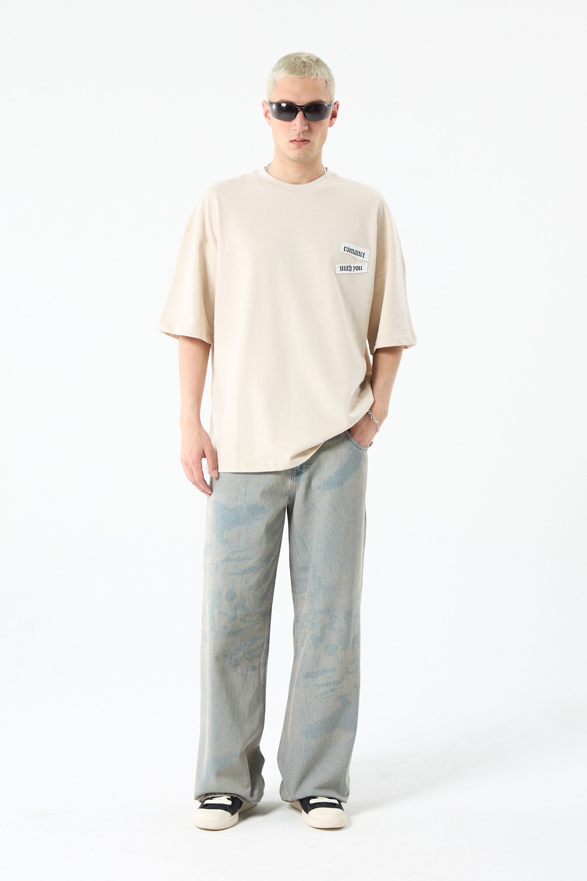 Oversized T-Shirt with Back Print