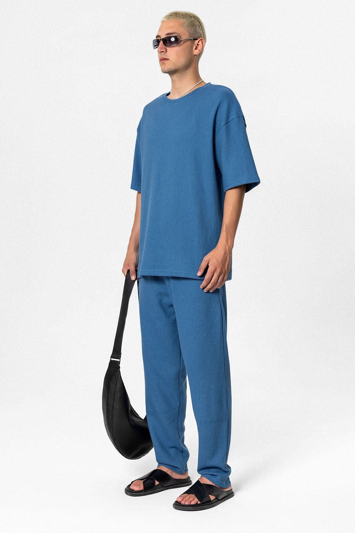 Oversized Basic Knit Sweatsuit Set