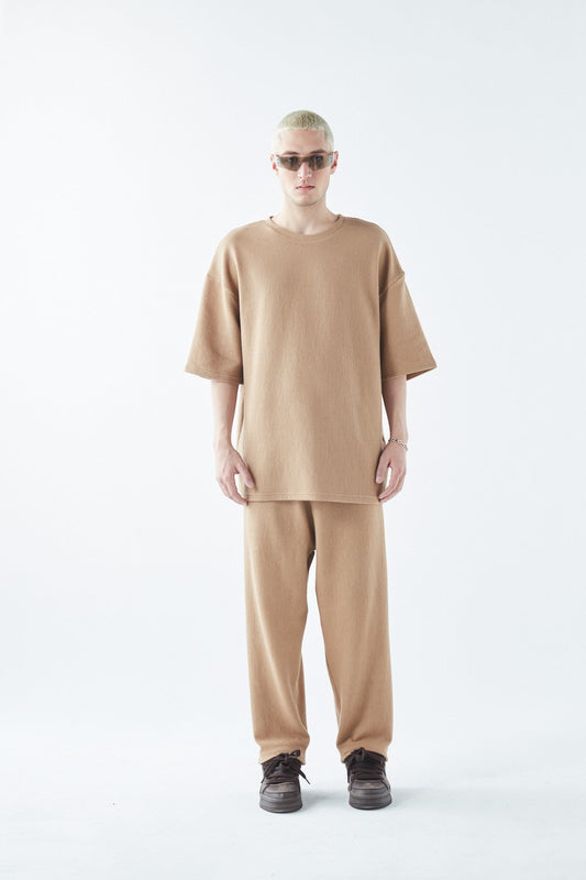 Oversized Basic Knit Sweatsuit Set