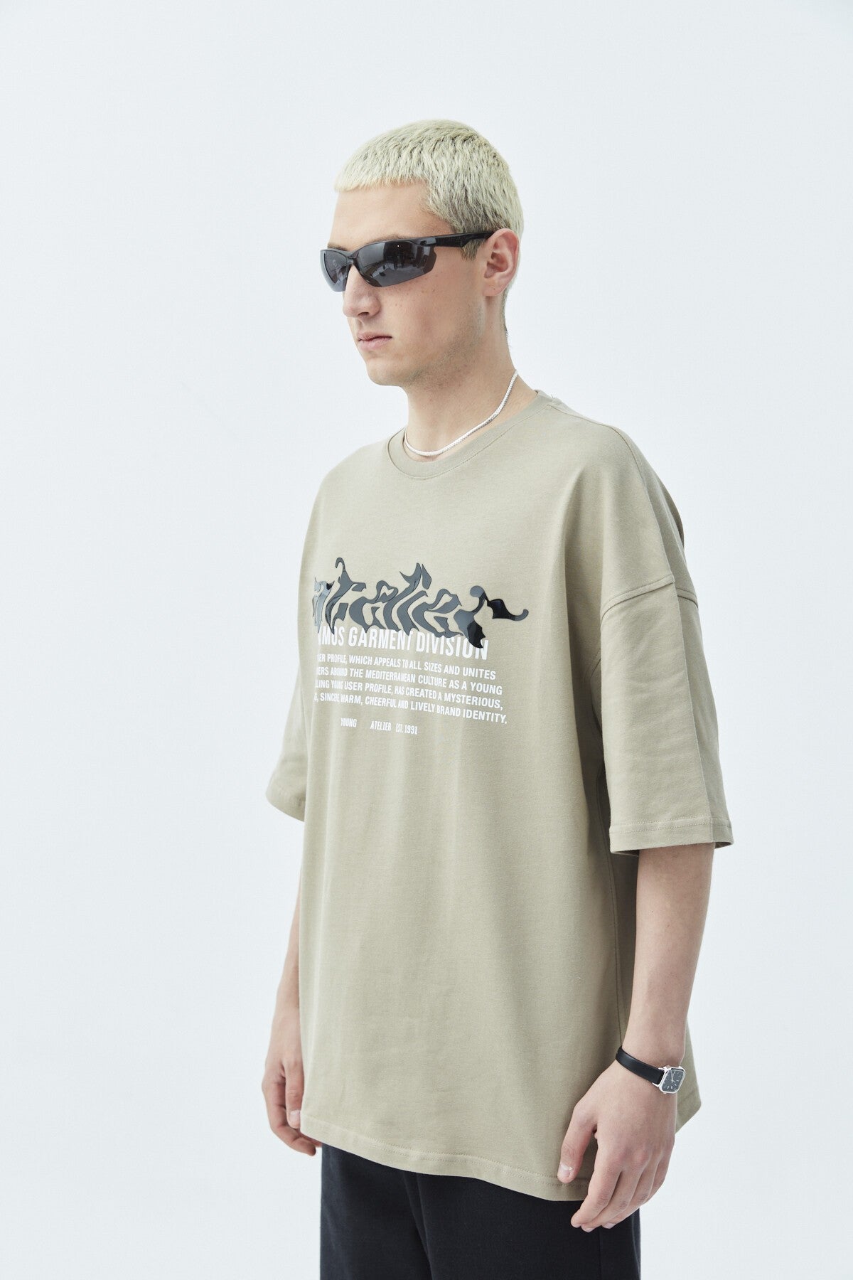 Atelier Embossed Oversized T-Shirt